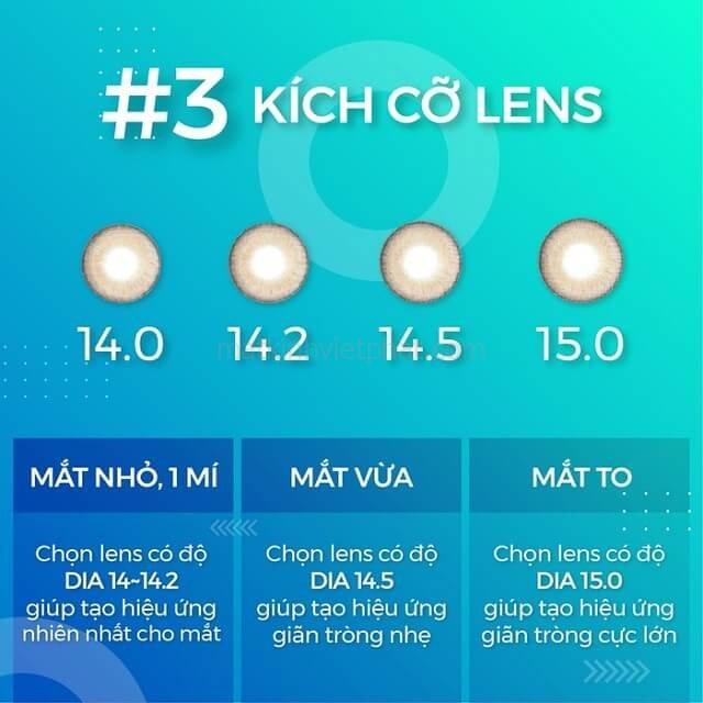Chọn đúng size lens với kích thước mắt giúp bạn tự tin, tỏa sáng